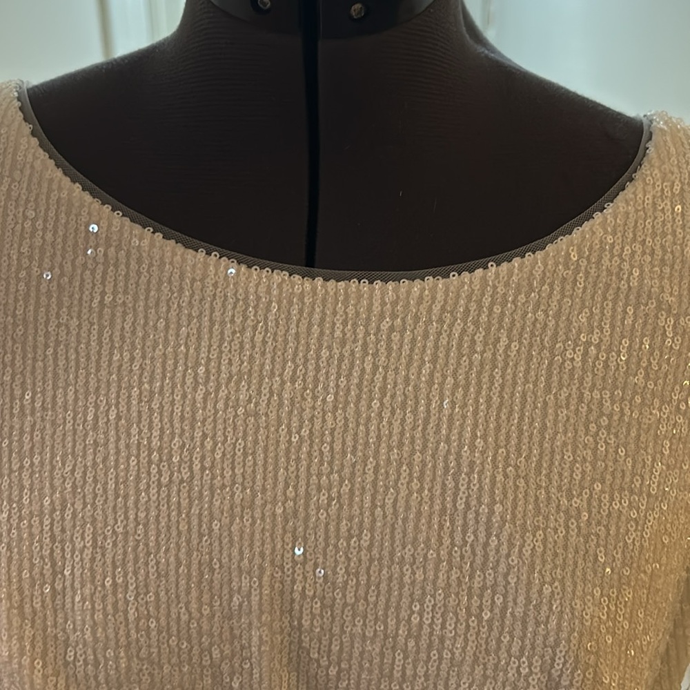 NWT Davids Bridal beaded gown Flawless zipper triple lined Includes garment bag - Picture 6 of 7